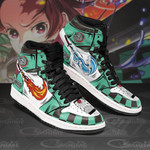 Tanjiro Water and Fire Sneakers Custom Breathing Demon Slayer Anime Shoes - 1 - GearAnime