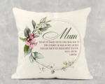 Personalized Mothers Day Pillow, Gift For Mom From Son Daughter, You Are The Reason Throw Pillow