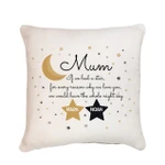 Personalized Mothers Day Pillow, Gift For Mom From Son Daughter,If We Had A Star Throw Pillow