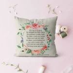 Mothers Day Pillow, Gift For Grandma From Grandchildren, Nana Gift Throw Pillow