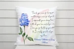 Mothers Day Pillow, Gift For Mom From Daughters Sons, Thank You For Being You Throw Pillow