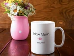 Mothers Day Mug, Gift For New Mom From The BUmp, Pregnancy Gift Coffee Mug