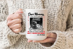 Personalized Mothers Day Mug, GIft For Mom From Baby Bump, Ultrasound Happy 1st Mother's Day Coffee Mug