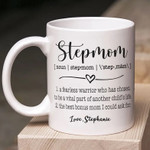 Personalized Mothers Day Mug, GIft For Stepmom From daughter/ son, Best Bonus Mom Coffee Mug