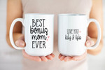 Personalized Mothers Day Mug, GIft For Stepmom From daughter/ son, Best Bonus Mom Ever Coffee Mug