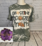 Mothers Day Bleached Tshirt, Gift For Mom From Daughter Son, Shooting Sports Mom Riffle Skeet Tshirt