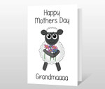 Mothers Day Card, Gift For Grandmother From Daughter/ Son, Cute flowers Post Card & Greeting Card
