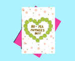 Mothers Day Card, Gift For Mother From daughter/ Son, Ha-peas Mother Day Post Card & Greeting Card