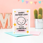 Mothers Day Card, Gift For Mother From daughter/ Son, My Wonderful Mummy Post Card & Greeting Card