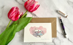 Mothers Day Card, Gift For Mother From daughter/ Son, watercolour Post Card & Greeting Card