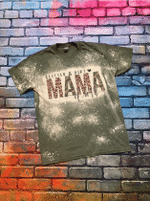 Mothers Day Bleached Tshirt, Gift For Mom From Daughter Son, Glitter and Dirt Mama of Both Tshirt