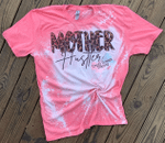 Mothers Day Bleached Tshirt, Gift For Mom From Daughter Son, Mother Hustler Tshirt