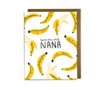 Mothers Day Card, Gift For Grandma From Kids, MeeMaw, Bananas, Best Nana Post Card & Greeting Card
