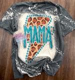 Mothers Day Bleached Tshirt, Gift For Mom From Daughter Son, Mama Tshirt