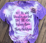 Mothers Day Bleached Tshirt, Gift For Mom From Daughter Son, Not All Who wonder Are Lost Tshirt