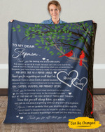 Personalized Mothers Day Blanket, Gift For Bonus mom From Daughter, Loving Me Unconditionally Fleece Blanket