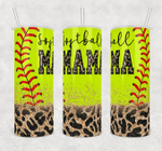 Mothers Day Tumbler, Gift For Mom From Daughter&Son, Softball Mama Tumbler