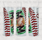 Mothers Day Tumbler, Gift For Mom From Daughter&Son, Baseball Mom | My heart is on that field Tumbler