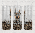 Mothers Day Tumbler, Gift For Mom From Daughter&Son, Doberman Mom Tumbler