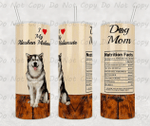 Mothers Day Tumbler, Gift For Mom From Daughter&Son, I Love my Alaskan Malamute | Dog Mom Tumbler