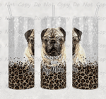 Mothers Day Tumbler, Gift For Mom From Daughter&Son, Pug Mom Tumbler