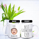 Personalized Mothers Day Mug, Gift For Godmom From Kids, Best Godmother Ever Coffee Mug