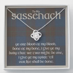 Outlander Gifts, Sassenach, Outlander Jewelry, My Sassenach, Celtic Love Knot