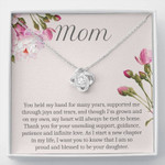 Mother of the Bride Gift from Daughter, To My Mom on My Wedding Day, Mother of the Bride Necklace, Wedding Day Gift For Mom From Bride