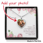 Mothers Day Gift Mom - Snuggled In Your Tummy - Necklace