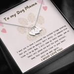 To My Dog Mama, Until We Meet Again Necklace | Loss of Dog memorial necklace | Dog loss gifts | Rainbow Bridge Dog | Pet sympathy gift, Mother's Day Gift, Mom Jewelry, Mother Daughter Gift - Family Presents - Great Blanket, Canvas, Clothe, Gifts For Family