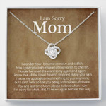 Apology gift for Mom, I'm Sorry Mom, Apology Necklace for mom, Daughter to mom apology, Son to mother apology gift, Thanksgiving gift to mom