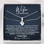 Thoughtful Wife Mothers Day Alluring Beauty Necklace, Best Mothers Day Gifts for Wife, Mothers Day from Husband, Mothers Day Gifts for Wife