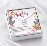 Mothers Day Jewelry, To My Mum Necklace, Mothers Day Necklace For Mom, To My Mom Jewelry With Message Card, Expecting Mother Gift