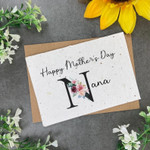Mothers Day Card, Gift For Grandma From Kids, Happy Nana Post Card & Greeting Card