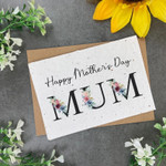 Mothers Day Card, Gift For Mom From Kids, Happy Mum Post Card & Greeting Card
