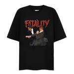 Will Smith Slapped Chris Shirt, Will Smith Slapping Chris Rock At the Oscars 2022 Fatality Funny Meme Shirt, Fatality Funny Meme Shirt