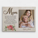 Personalized Mothers Day Canvas, Gift For Mom From Daughter Son, Mom Poem Canvas