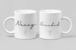 Nanny and Grandad Mugs - New Grandparents Gifts - Nanny Gifts Grandad Gifts - Pregnancy Announcement