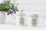 Mummy And Daddy Mugs - Mummy And Daddy To Be Mug Set - New Parents Gifts - Mummy Bear Daddy Bear - New Mum And Dad Gift - Baby Shower Gift