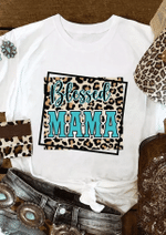 Mothers Day Tshirt, Gift For Mom From Daughter & Son, Blessed Mama Mom Tshirt
