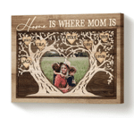 Personalized Mothers Day Canvas, Gift For Mom From Daughter Son, Tree With Names Canvas