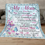 Personalized To My Mom Blanket, I Love You Mom Blanket, Throw Blanket For Mother, Gift For Mothers Day
