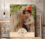 Personalized Mothers Day Canvas, Gift For Mom From Daughter Son, You Are The Best Mom In The World Canvas