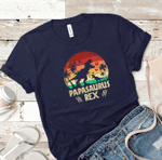 Fathers Day Tshirt, Gift For Dad From Daughter & Son, Papasaurus, Dinosaur Dad Tshirt