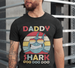 Fathers Day Tshirt, Gift For Dad From Daughter & Son, Daddy Shark Doo Doo Doo Tshirt