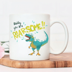 Fathers Day Mug, Gift For Dad From Daughter And Son, Daddy You Are Roarsome Mug