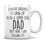 Fathers Day Mug, Gift For Dad From Daughter And Son, To Be A Super Cool Dad Mug