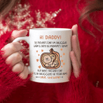 Fathers Day Mug, Gift For Dad From Daughter And Son, I'll Be In Your Arms Mug