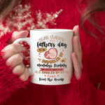 Fathers Day Mug, Gift For Dad From Daughter And Son, I'll Be Snuggled In Mommys Tummy Mug