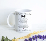 Fathers Day Mug, Gift For Future Father In Law From Daughter in law, Thank You For Sharing Your SOn Mug